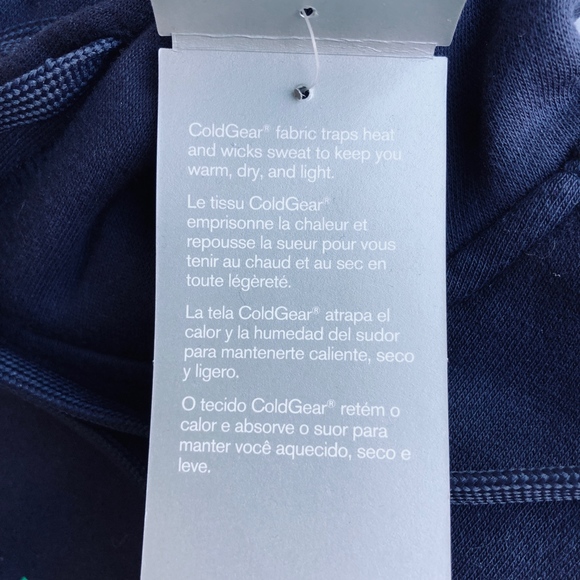 Mens Under Armour Hoodie Cold Gear Pullover L - Picture 7 of 8